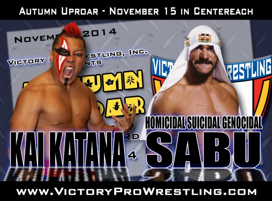Kai Katana faces Sabu in November