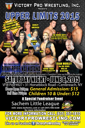 VPW presents Upper Limits with Val Venis and the new VPW Women's Championship