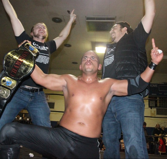 Ricky Reyes after winning the VPW Championship December 2014